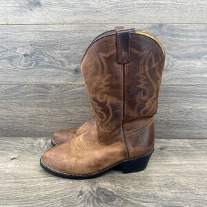 Kids Western Leather Boots